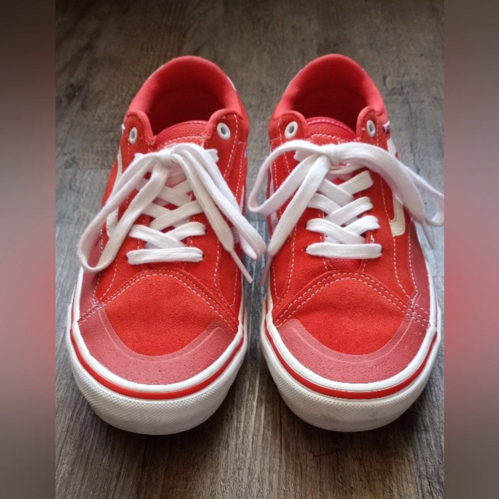 Vans Orange & White Trujillo TNT Advanced Prototype Men's Skate Shoes Size 7.5 - Picture 5 of 10